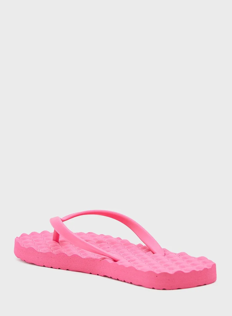 Ginger Quilted Texture Flip Flop