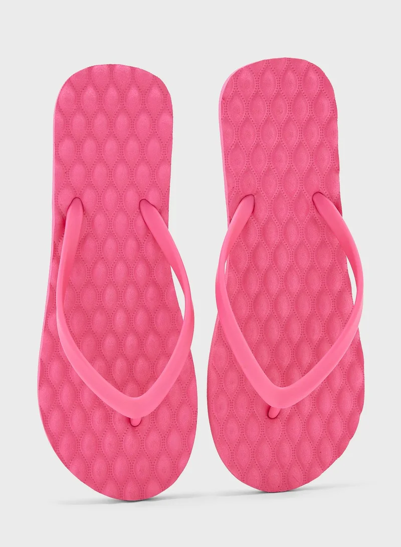 Ginger Quilted Texture Flip Flop