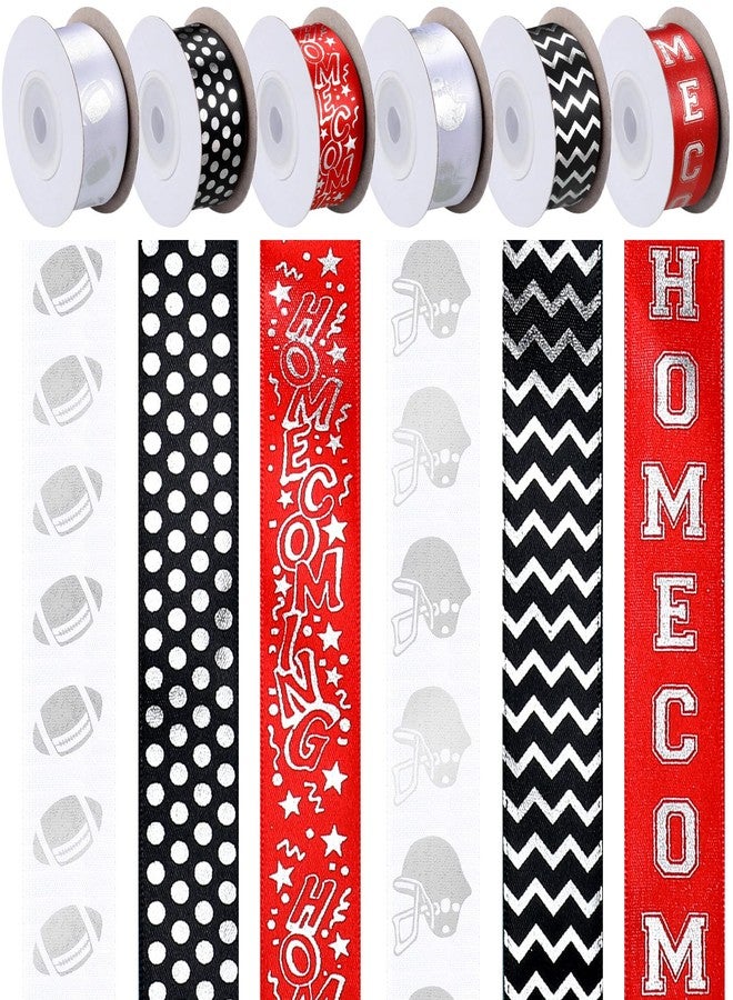 چوينت شريط أحمر وأسود من جونتي بطول 60 ياردة، مزين بنقشة زهور الأقحوان، وعرض 7/8 بوصة، مصنوع من قماش غروغرين بنقشة كرة القدم، مثالي لتغليف الهدايا، ولوازم حفلات العودة إلى الوطن، وهدايا حفلات كرة القدم، وزينة مشجعات الفرق الرياضية. - Image 1