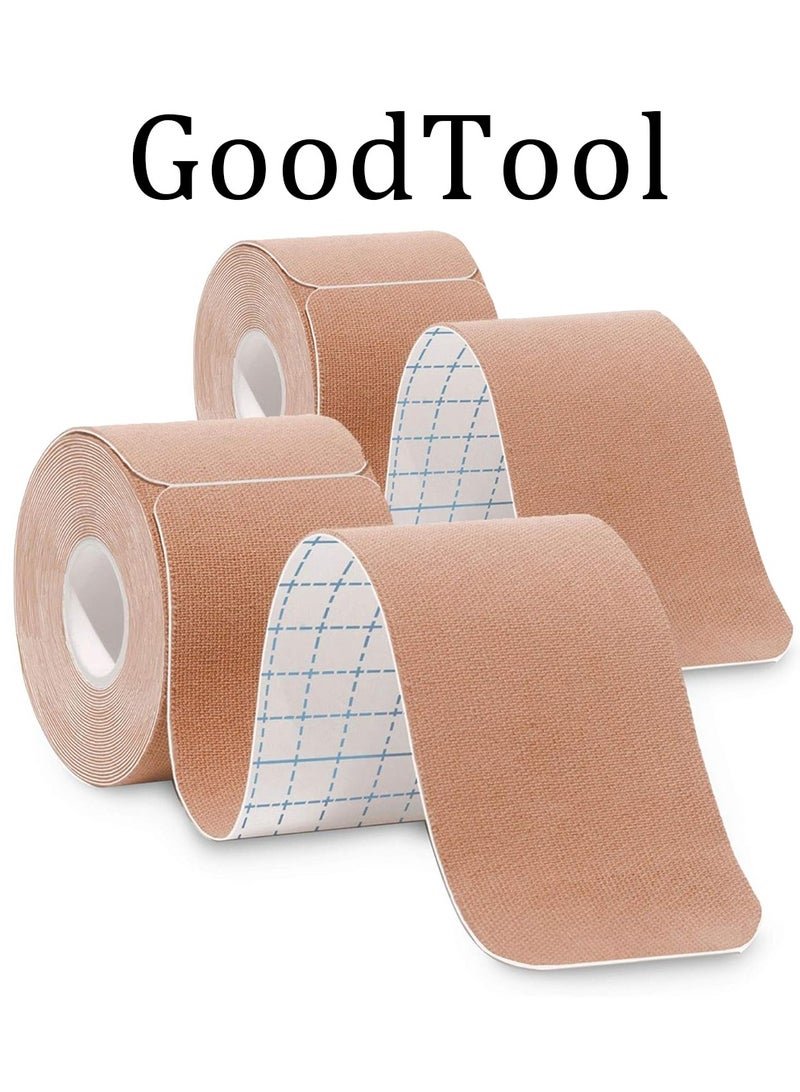GoodTool 2 Pcs Kinesiology Tape Waterproof, Breathable Sports Tape Sports Tape Muscle Tape for Reduce Muscle Pain Ease Joints Inflammation Better Blood Flow for Knee Shoulder and Elbow - Image 1