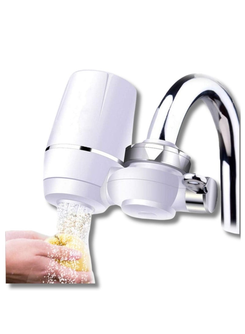 Premium Household Faucet Water Filter | 5-Layer Filtration | Removes Chlorine, Lead, Odor | Tap Water Purifier for Kitchen & Bathroom – 1800L Capacity - Image 1