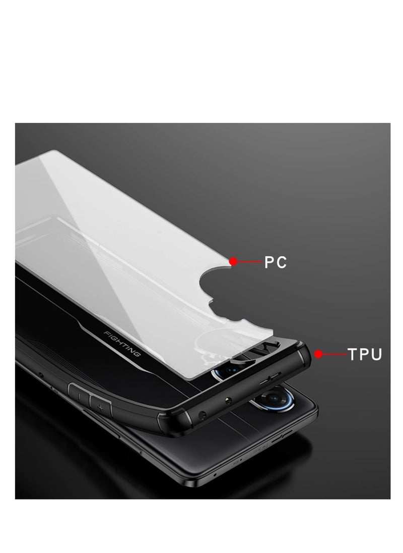 Aookay - Case for Nubia Red Magic 8 Pro/8S Pro/8 Pro+/8S Pro+ phone case, transparent hard PC and soft silicon TPU protective case, ultra thin, anti slip - Image 1
