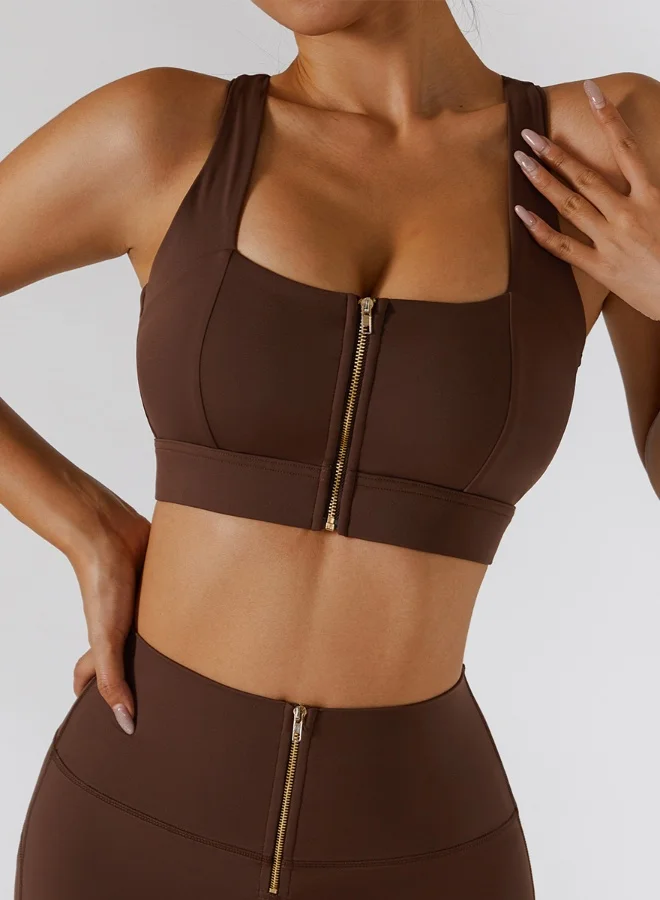 KAWN.YOGA Womens X Back Sports Bra - Padded Low Impact Workout Yoga Bra with Removable Built in Bra