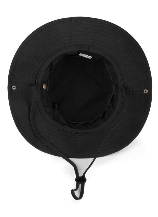 Zylioo XXL Breathable Boonie Hats,Adjustable Travel Sun Hats for Hiking Camping Safari,Oversized Lightweight Fishing Hat Black  - Image 4