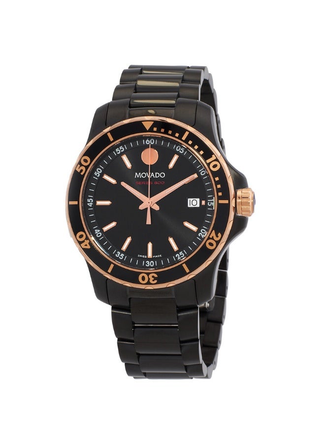 MOVADO BOLD Movado  Series 800 Quartz Black Dial Men's Watch - Image 1