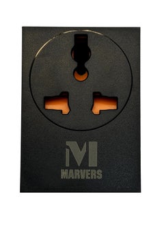 MARVERS Marvers MS TC3112 International Universal Travel Adaptor 3 USB Ports With 6A Quick Charging Black  - Image 2