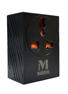 MARVERS Marvers MS TC3112 International Universal Travel Adaptor 3 USB Ports With 6A Quick Charging Black  - Image 3