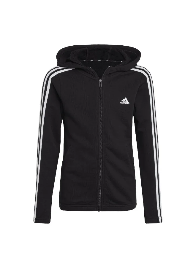 Adidas adidas G 3S Fz Hd Black Training Track Tops 7-8Y