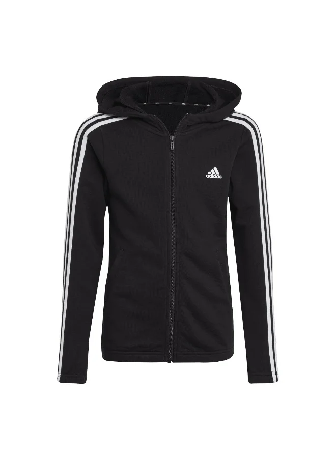 Adidas adidas G 3S Fz Hd Black Training Track Tops 7-8Y
