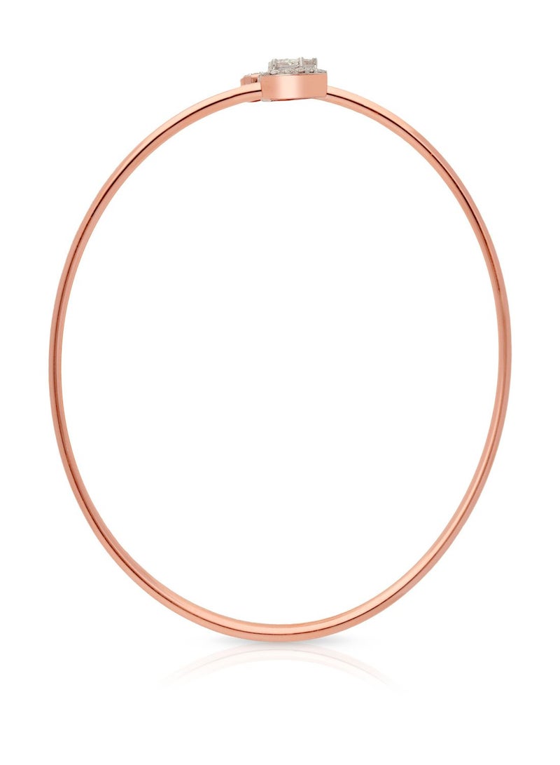 Malabar Gold and Diamonds 18 Carat 750 Purity Mine Diamond Bangle MRGHTH040OB1 - Image 3