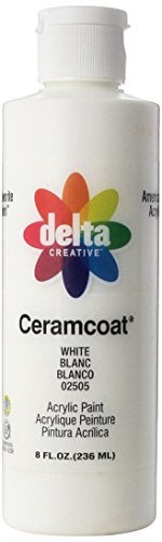 Delta Creative Ceramcoat Acrylic Paint in Assorted Colors 8 oz White 025058