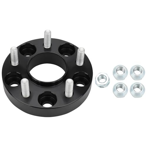 Haruma 1inch Hubcentric Wheel Spacers 78.1mm Hub Bore 5x4.5 for Hyundai Genesis Elantra Equus Sonata Tiburon Veloster Wheel Spacer with M14x1.5 Studs, 2PCS 5 lug for Kia Optima Forge Wheel Adapters - Image 3