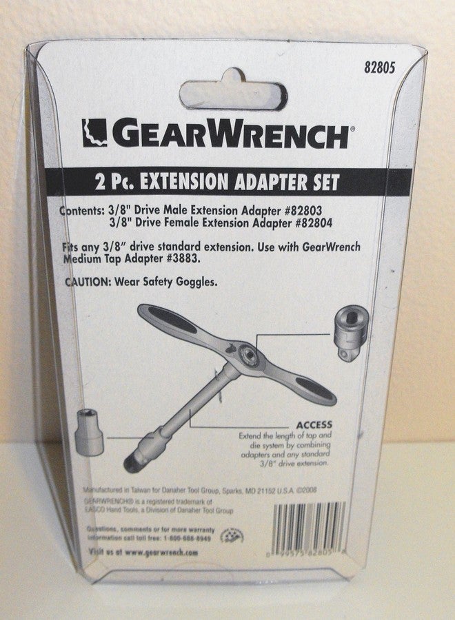 GEARWRENCH 2 Pc. 3/8" Drive Tap and Die Extension Adapter Set - 82805 - Image 3