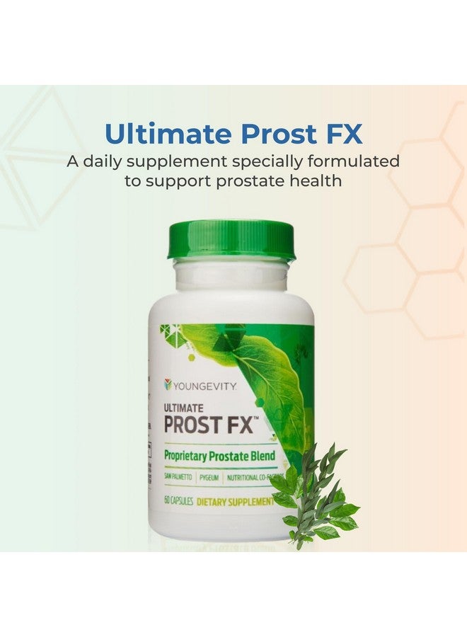 Youngevity Ultimate Prost Fx™ - Saw Palmetto + 9 Herb Blend for Men's Prostate Health - DHT Support - Urinary and Prostate Supplement - 60 Capsules (Pack of 2) - Image 2