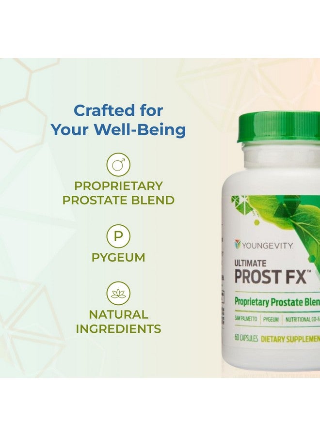 Youngevity Ultimate Prost Fx™ - Saw Palmetto + 9 Herb Blend for Men's Prostate Health - DHT Support - Urinary and Prostate Supplement - 60 Capsules (Pack of 2) - Image 5