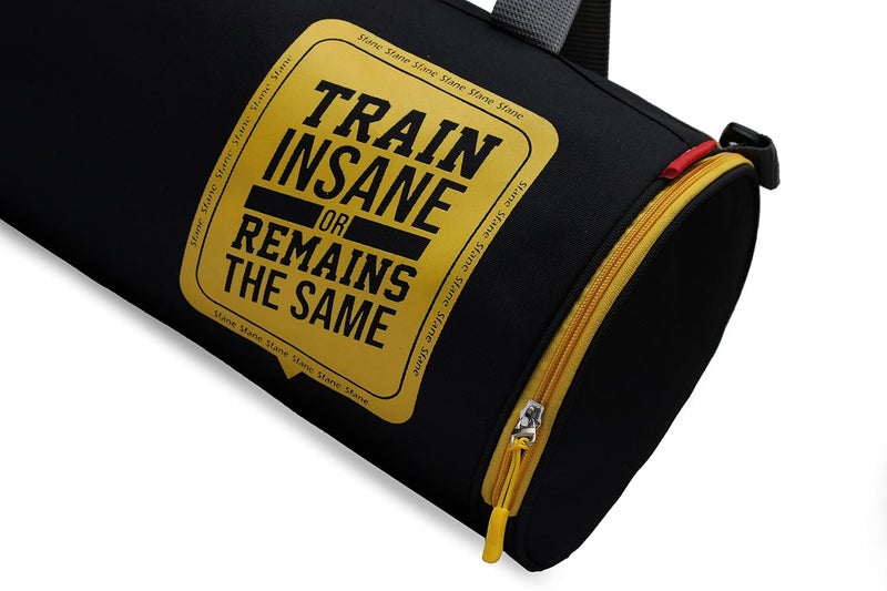 SFANE Polyester Men & Women Trendy Sports Duffle/Gym Bag/Shoulder Bag (Yellow) with Shoe Compartment (1 Qty). - Image 3