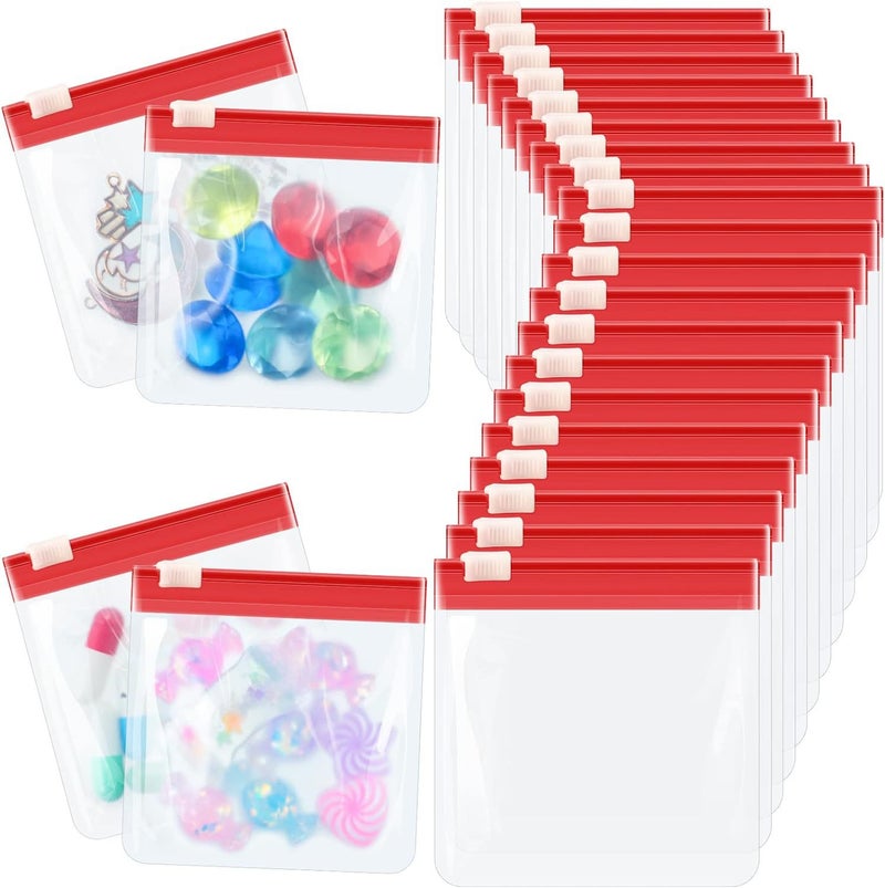 Colorful EVA Pill Pouch Travel Medicine Storage Bag Red 