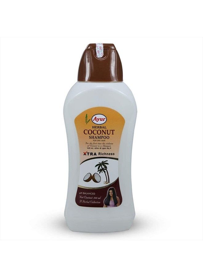Herbal Coconut Shampoo, For Dry Hair, Xtra Richness 500ml
