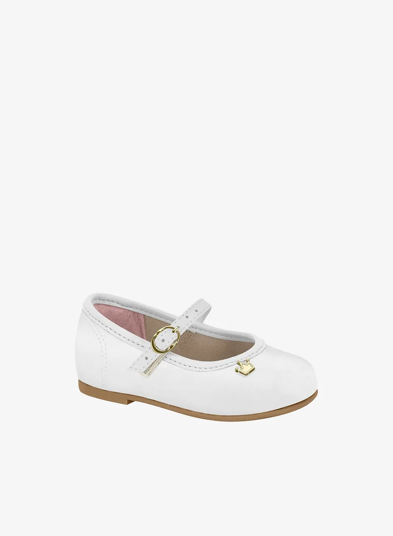 موليكينها حذاء باليرينا أبيض للبنات الصغار من موليكينها صنع في البرازيل