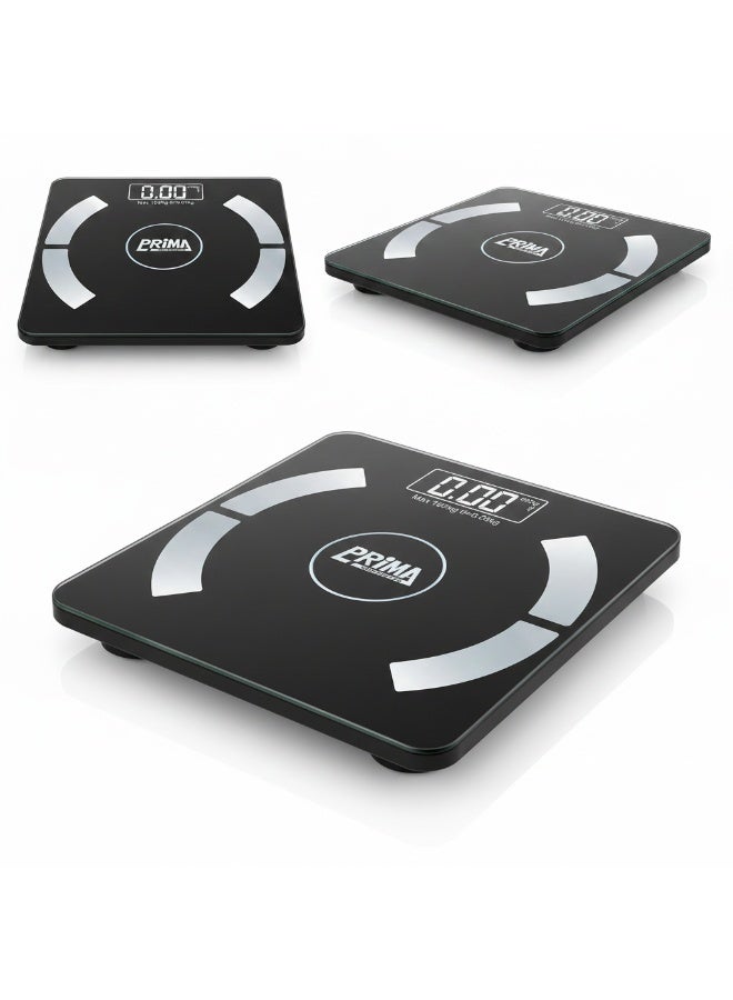 بريما ميزان PRIMA التحليلي الرقمي لمتابعة الوزن ومؤشرات الجسم بدقة عالية، يساعدك تفهم جسمك صح وتتابع صحتك اليومية بسهولة من البيت وبدون تعقيد - Image 3