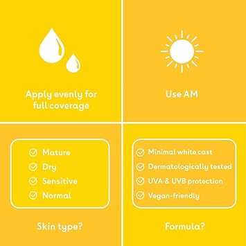 Q+A QA Peptide AntiAgeing Daily Sunscreen SPF 50 Lightweight NonSticky BroadSpectrum UVAUVB CollagenBoosting Hydrating RadianceEnhancing 95 Natural Vegan Facial SPF 50ml - Image 3