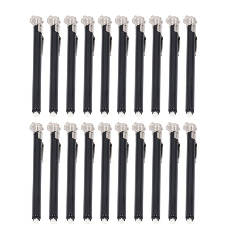 Tire Gauge 20 Pack Travel-Size Rustproof Stainless Steel - High Accuracy 3-Range Clear ABS Scale Portable Pressure Reader for Cars ATVs Motorcycles Bikes Vehicle Safety Maintenance - Image 1