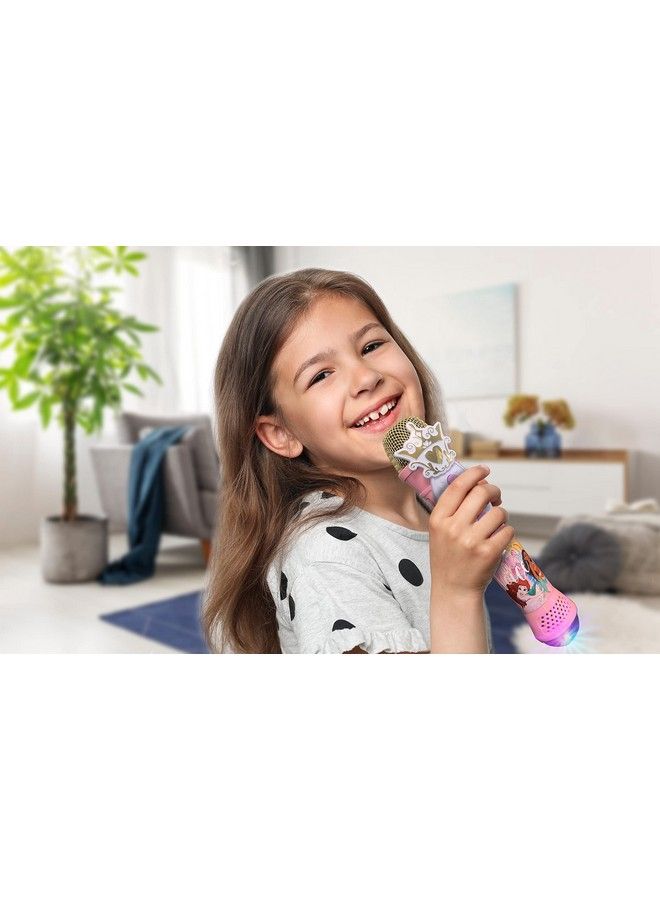 eKids Disney Princess Karaoke Microphone With Bluetooth Speaker Wireless Microphone Connects To Disney Songs Via Ez Link Feature For Fans Of Disney Princess Toys  - Image 4
