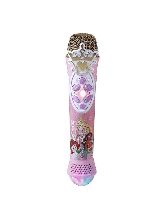 eKids Disney Princess Karaoke Microphone With Bluetooth Speaker Wireless Microphone Connects To Disney Songs Via Ez Link Feature For Fans Of Disney Princess Toys  - Image 1