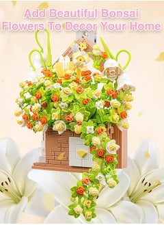 Taiahiro Creative Mini Building Blocks Flowers House with LED Light  - Image 3