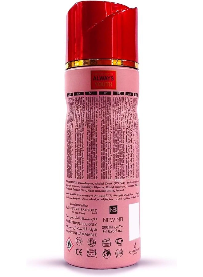 NEW NB Unbranded French Crystal Always Youth Deodorant Spray for Women – 200ml | Fresh, Elegant Scent - Image 2