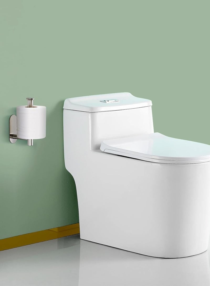 وانغبانغزي حامل مناديل تواليت من الفولاذ المقاوم للصدأ، حامل مناديل تواليت ذاتي اللصق للحمام، حامل مناديل تواليت مثبت على الحائط للحمام والمطبخ، لا يحتاج إلى ثقب - Image 4