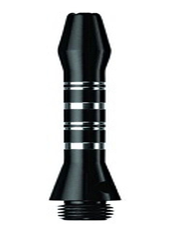 US Darts Black Striped Aluminum Dart Shafts - 3 Sets (9 shafts), 2BA Medium (2 inch), + O'rings