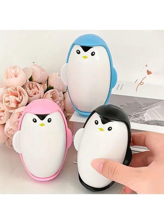 مزيل شعر الحيوانات الأليف الأسود اليدوي الدوار، منظف الوبر المحمول - Image 1