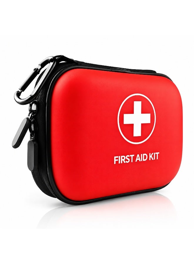 LA LUSH 200-Piece First-Aid-Kit / First Aid Box for Car, Home, Travel, Camping, Businesses, Compact Waterproof Hard Case, Public Emergency Medical Kits – Ideal for Survival, Vehicle, Boat, Sports, Hiking and Office. - Image 1