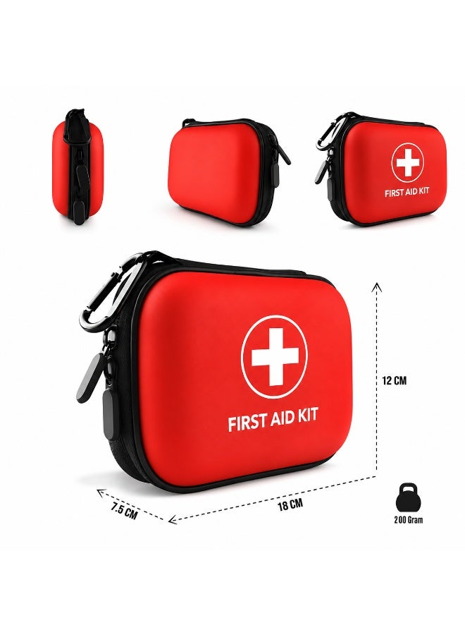 LA LUSH 200-Piece First-Aid-Kit / First Aid Box for Car, Home, Travel, Camping, Businesses, Compact Waterproof Hard Case, Public Emergency Medical Kits – Ideal for Survival, Vehicle, Boat, Sports, Hiking and Office. - Image 5