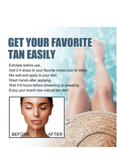 West&Month Self Tanning Drops Body Face Self Tanner Sunless Self Tanning Water  - Image 2