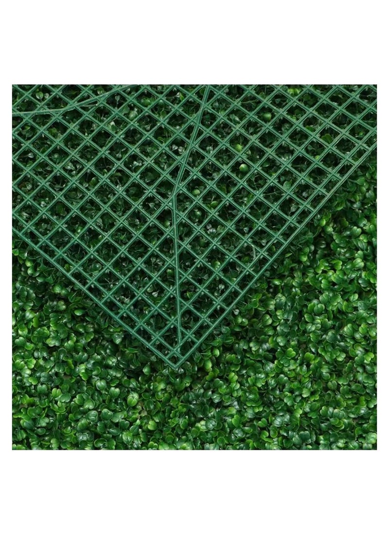 LINGWEI Artificial Hedge Fence Privacy Screen Lawn for Indoor Outdoor Wall Floor Decoration Realistic Green Plants Garden Decor Boxwood(5pcs)  - Image 3