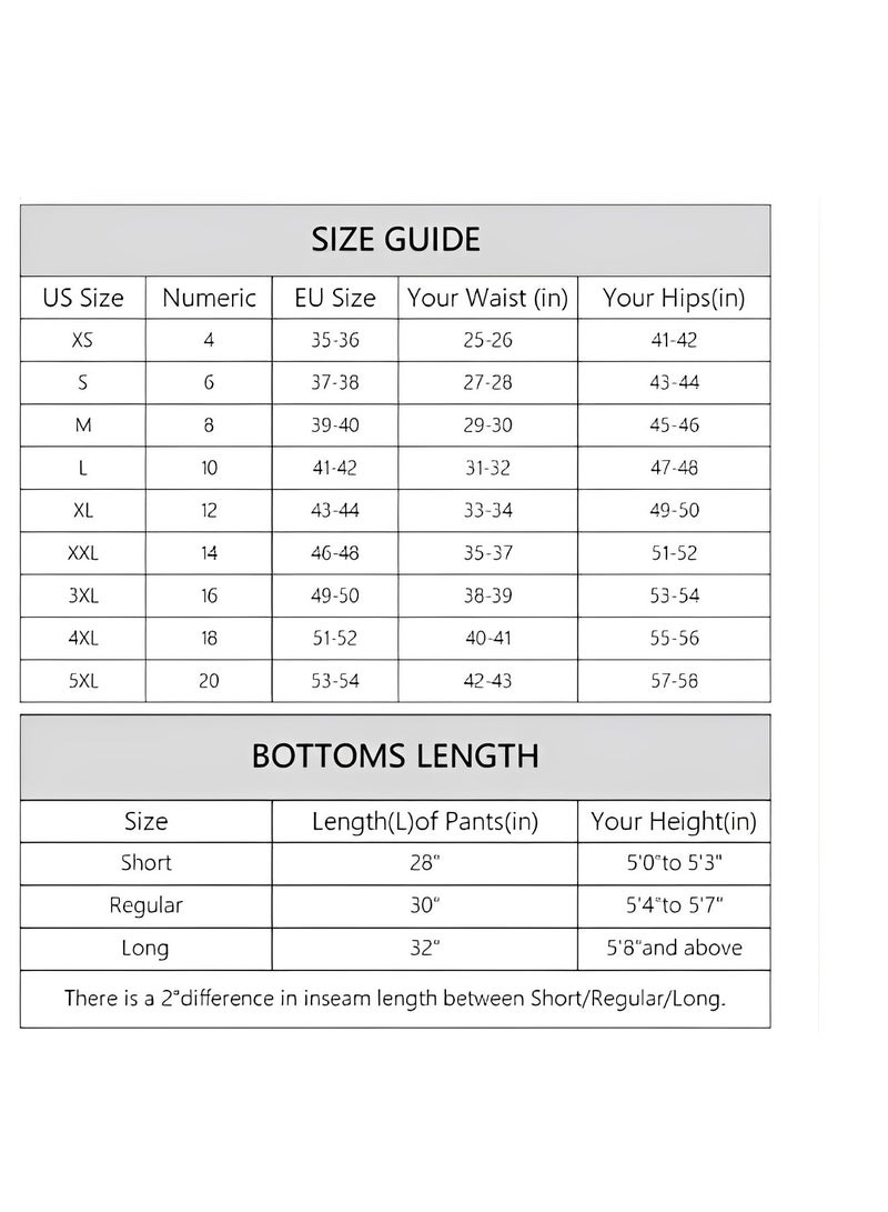 REOCLE Women's Corduroy Pants Elastic Waist Trousers Vintage High Waisted Straight Leg Pants Trouser Casual Straight Leg Pleated Dress Pants - Image 5