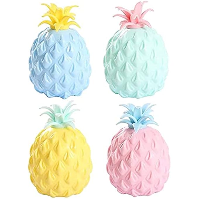 N.C Pineapple Sensory Squeeze Stress Ball Fidget Toy - Image 1