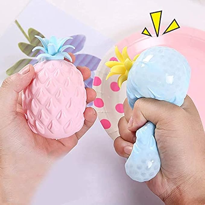 N.C Pineapple Sensory Squeeze Stress Ball Fidget Toy - Image 4