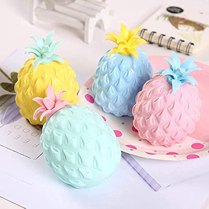 N.C Pineapple Sensory Squeeze Stress Ball Fidget Toy - Image 3