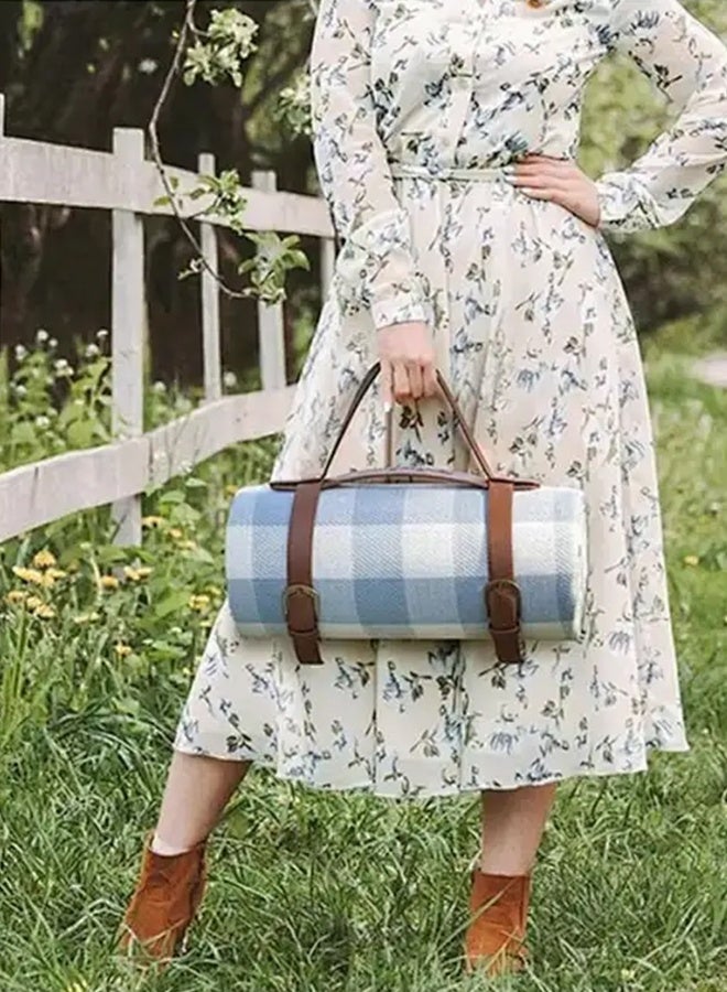 أبيكس 200 سم طوي نزهة بطانية للماء الشاطئ نزهة بطانية في الهواء الطلق المحمولة نزهة الحصير للتخييم حديقة الأسرة بارك مع الحصير نزهة المتاح - Image 4