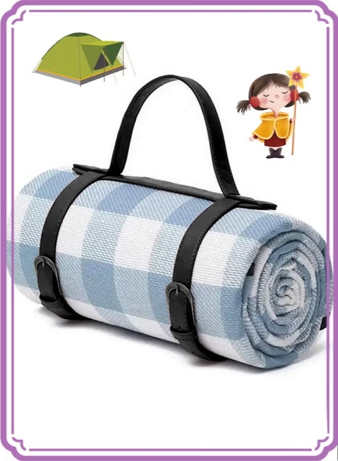 أبيكس 200 سم طوي نزهة بطانية للماء الشاطئ نزهة بطانية في الهواء الطلق المحمولة نزهة الحصير للتخييم حديقة الأسرة بارك مع الحصير نزهة المتاح - Image 1