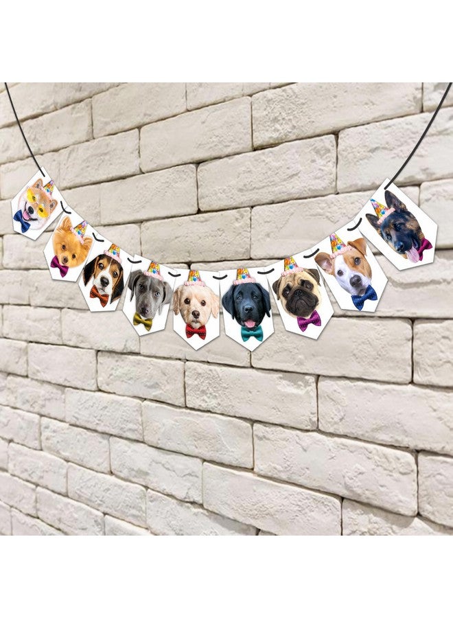 WOBBOX Dog Birthday Decoration Bunting Banner, Dog Birthday Accessories Decoration (Design 7) - Image 4