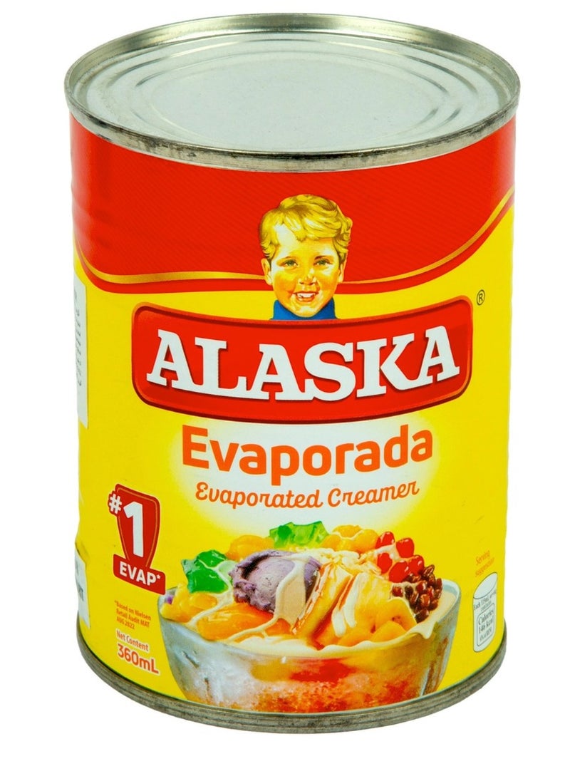 ALASKA Alaska Evaporated Sweetened Creamer | Rich, Creamy & Sweetened for Beverages, Desserts & More | 370 ml. Can  - Image 1