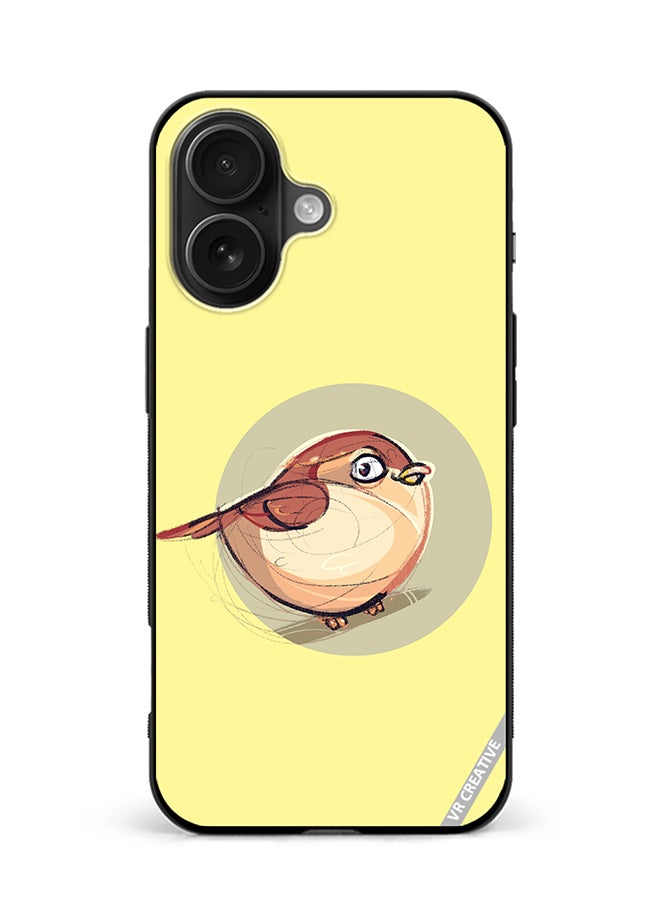 VR CREATIVE Protective Case Cover For Apple iPhone 16 Little Sparrow Design Multicolour