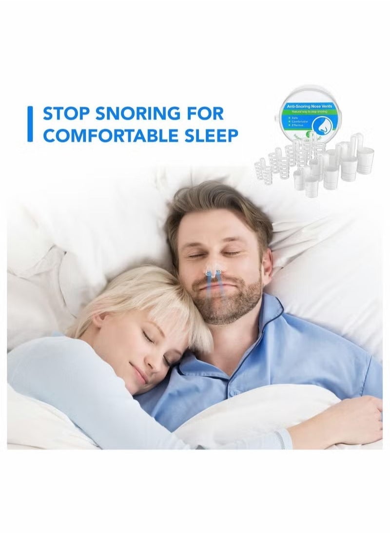 Generic - Anti Snoring Device, Snore Stopper Nasal Dilators Snoring Solution, Comfortable Nasal Dilators to Relieve Snore for Better Sleep Sleeping Aid Sleep, 8 PCS - Image 1