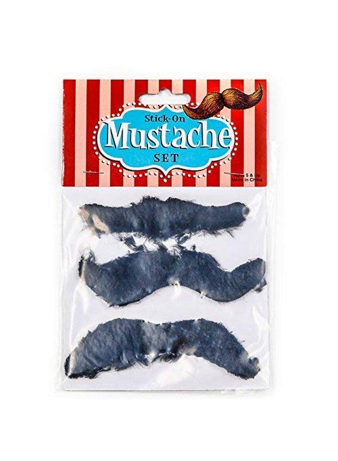 Kicko Fake Mustaches Pack Of 12 Dress Up For Your Movember Events Novelty And Toy For Parties Kids Favors Adults Fun Birthday Cinco De Mayo Fiesta Games Home - Image 5