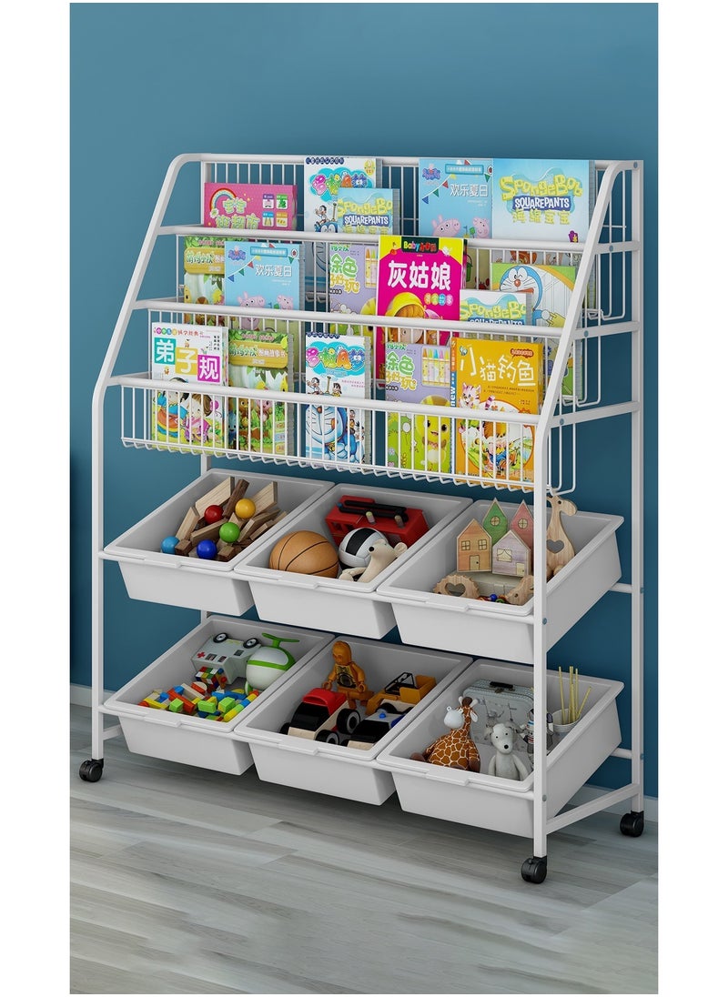 Generic - Children's Bookshelf Toy Storage Rack - Image 1