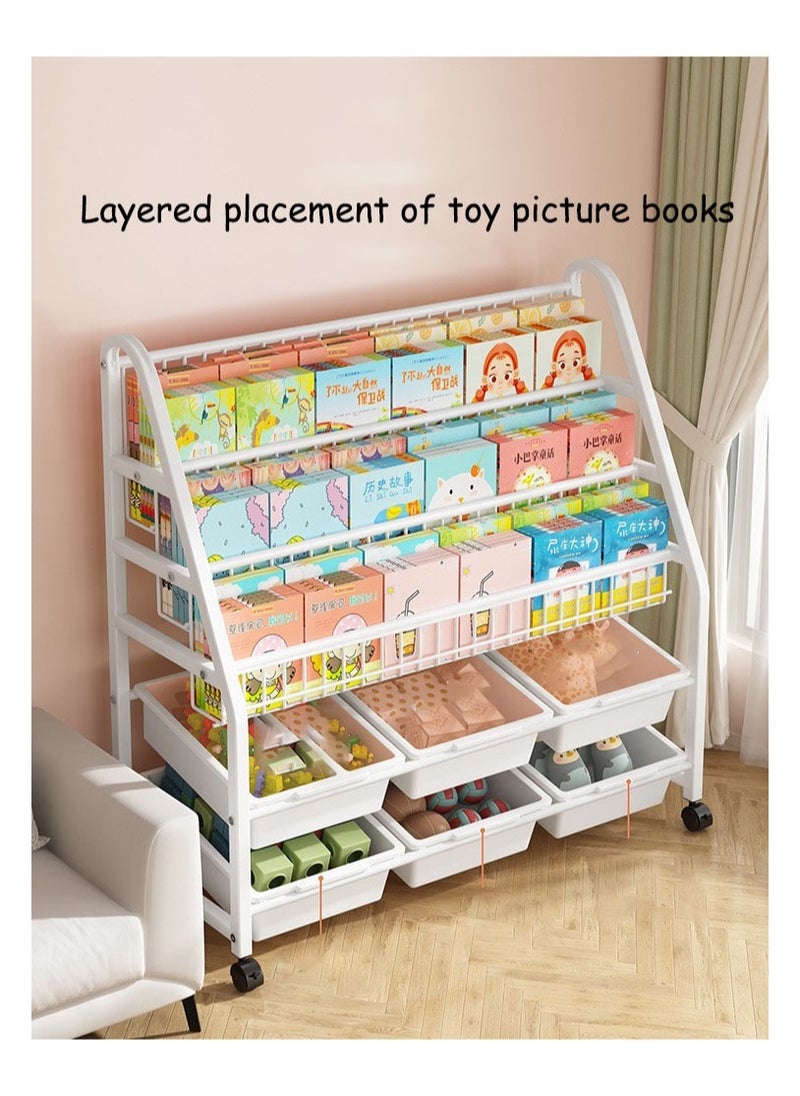 Generic - Children's Bookshelf Toy Storage Rack - Image 1